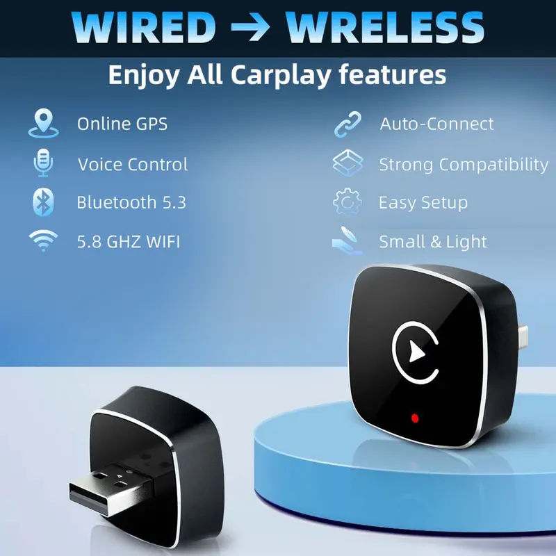 2026 Wireless CarPlay Adapter for Android – Fast, No-Lag, Hands-Free - Image 6