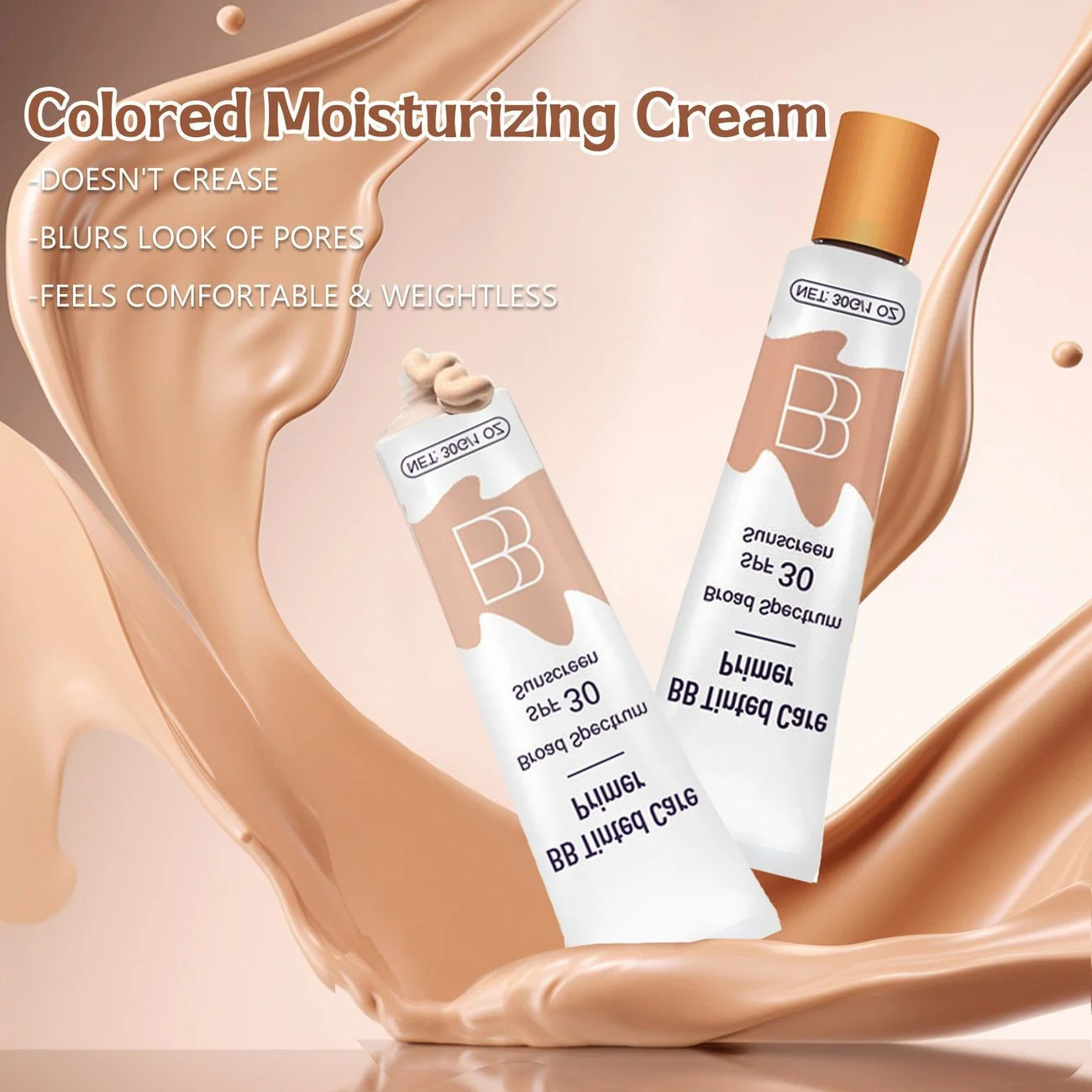 Moisturizing Concealer BB Cream SPF 30+ FREE Brush - Image 2
