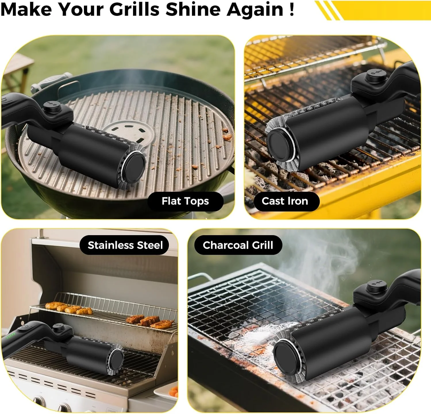 Electric Cordless Grill Brush - Image 6