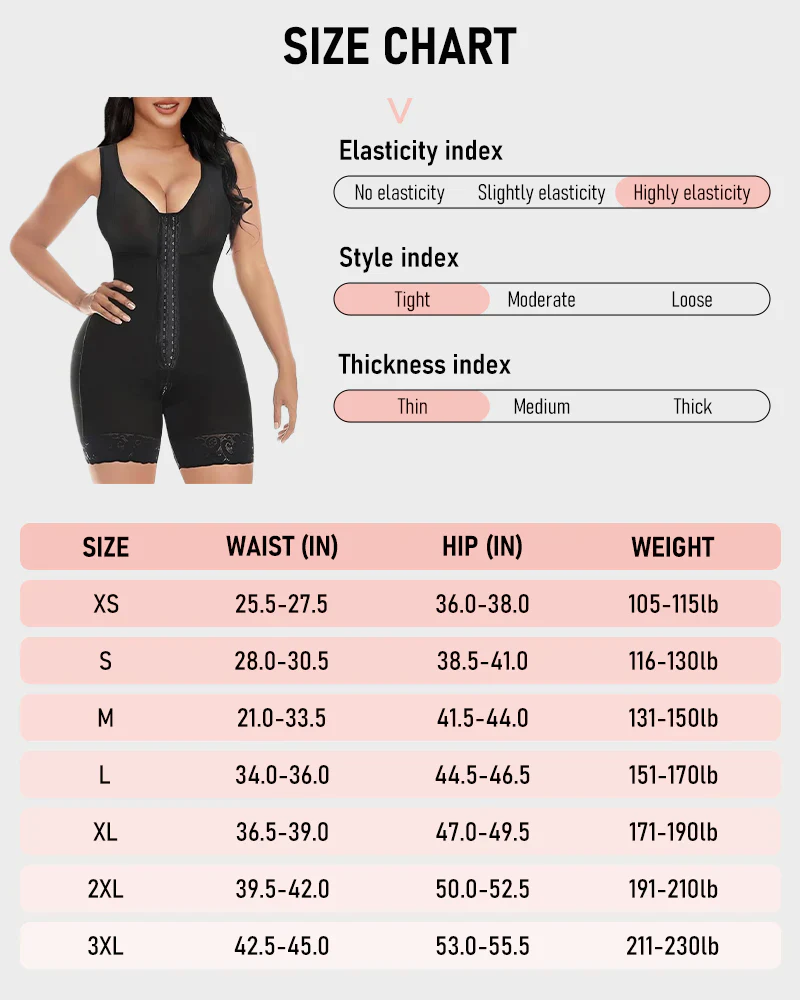 Extra Plus Size Shaper Bodysuit Tummy Control Shapewear With Bra - Image 4