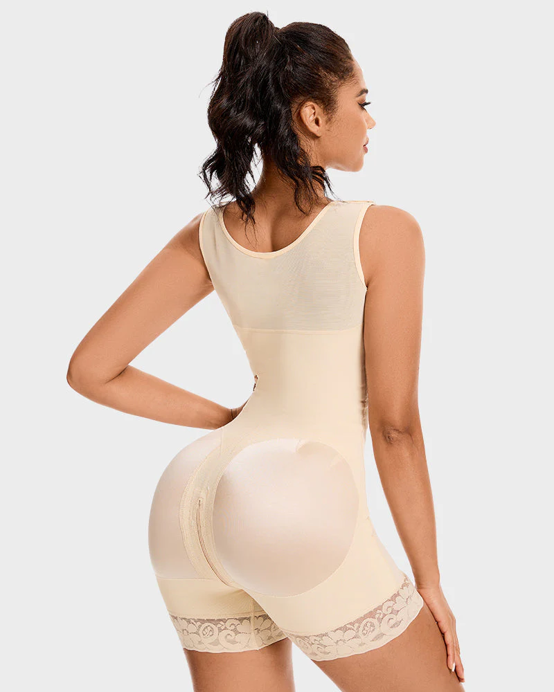Extra Plus Size Shaper Bodysuit Tummy Control Shapewear With Bra - Image 6