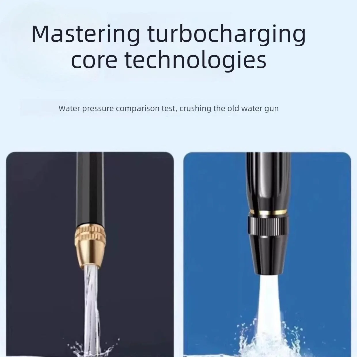 High-Pressure Hose Spray Gun with Brush Attachment - Image 7