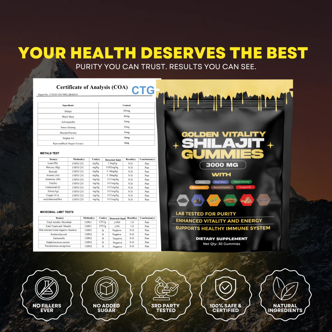 Lazzda Shilajit Gummies（Mixed Packaging Of Old And New） - Image 5