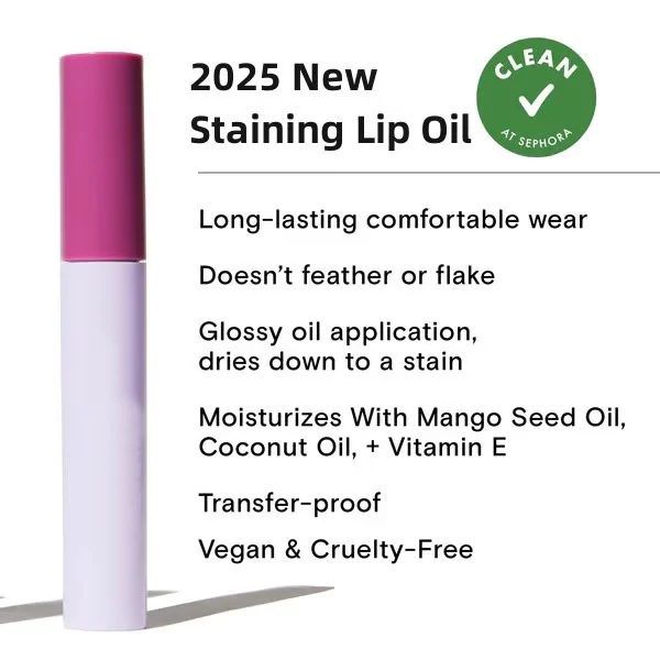 Lips Staining Lip Oil (Non-Sticky | Non-Smudge | 24H Long-Lasting） - Image 5