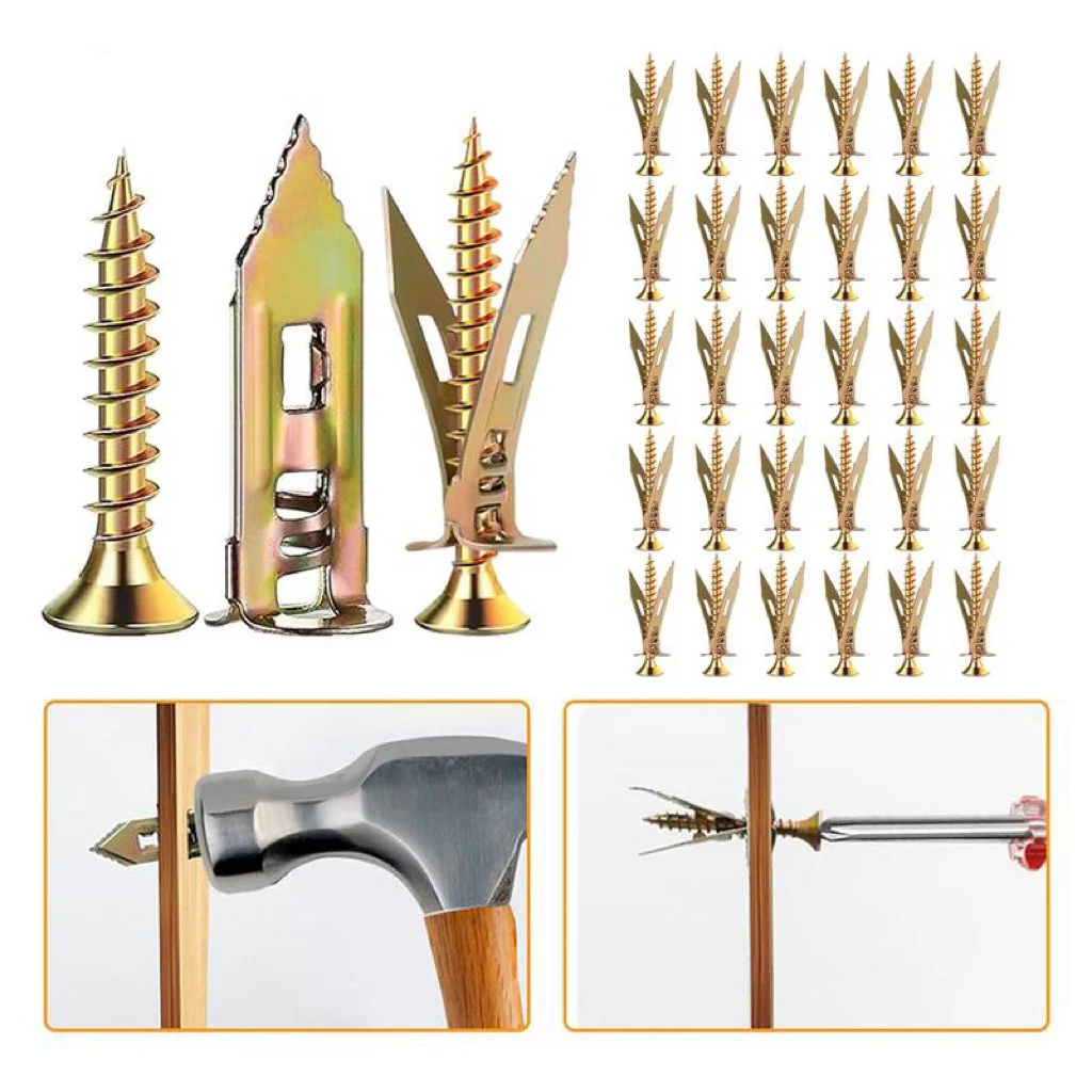 Self Drilling Drywall Anchors with Screws Kit - Image 7