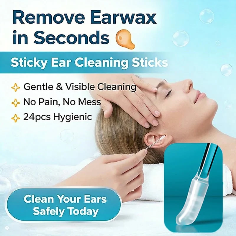 Sticky Ear Cleaning Sticks – Gentle, Visible Ear Care - Image 3